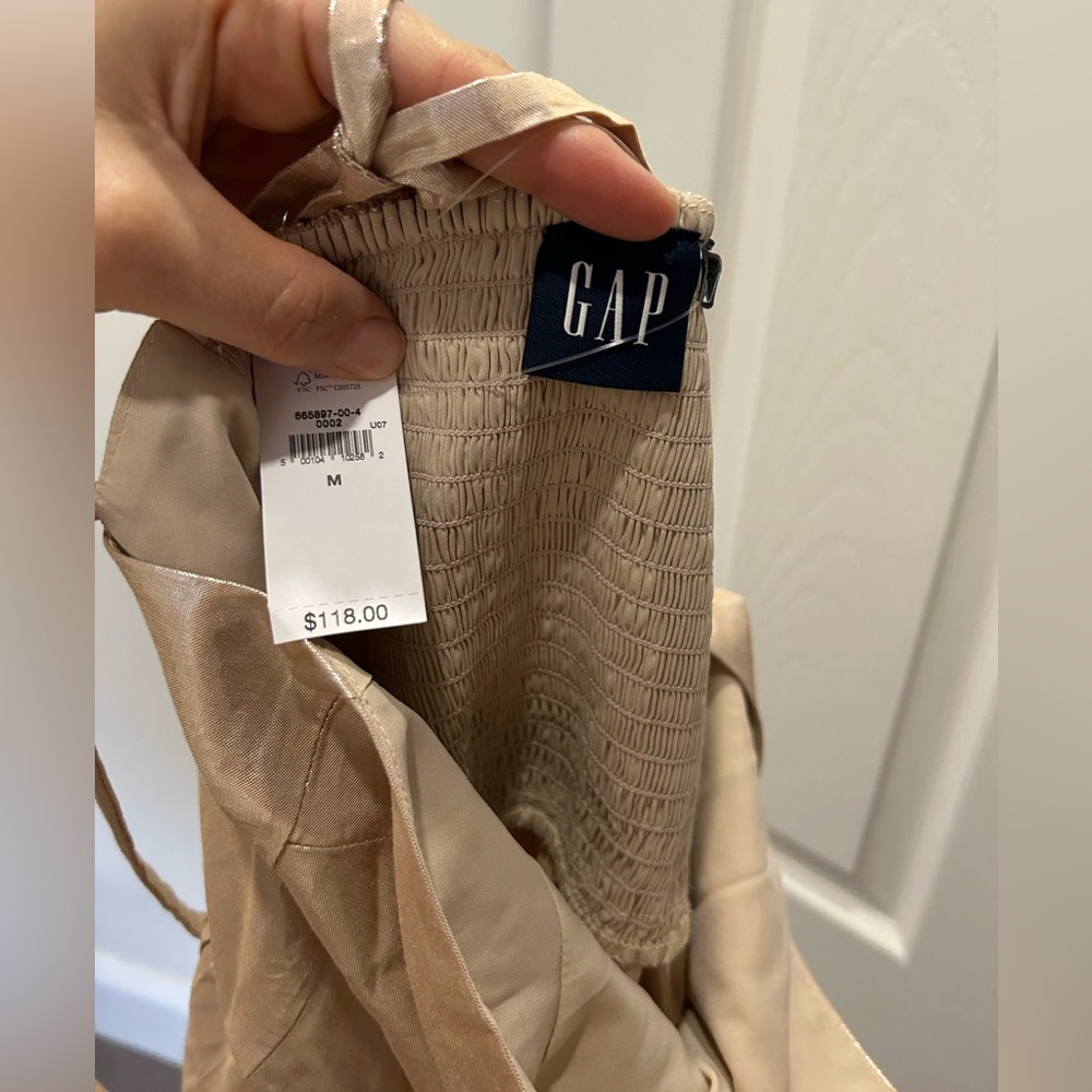 Gold Gap Dress